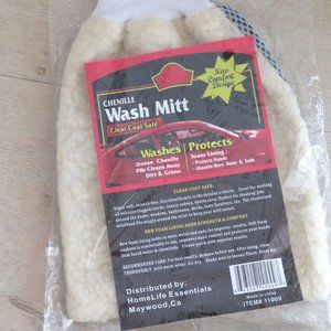 Chenille Wash Mitt Clear Coat Safe Homelife Essentials